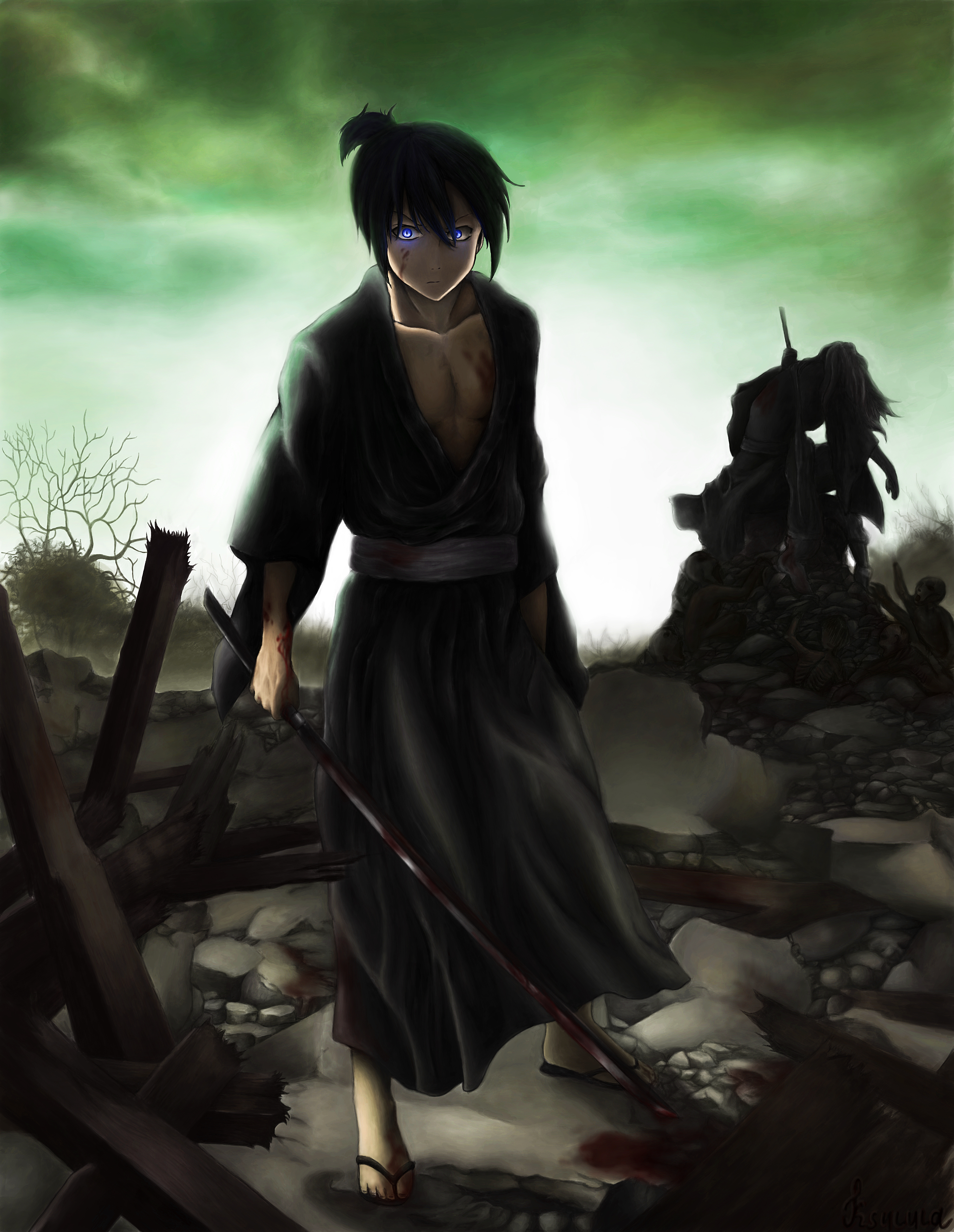 Yato The God of Calamity (Noragami) by Ksulolka on DeviantArt Yato The God of Calamity (Noragami) by Ksulolka on DeviantArt