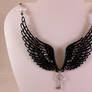 Winged Key Necklace