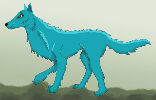 Cel-Shaded Wolf