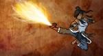 Avatar Korra - Firebending by borkweb