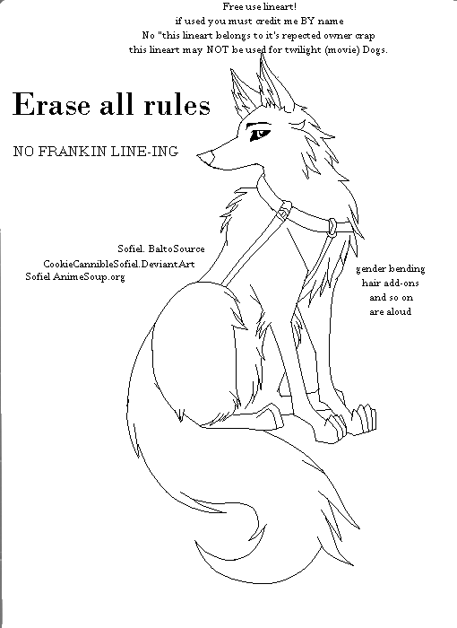 Husky Lineart3