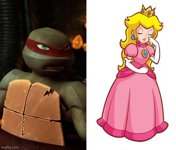 Raphael is angry with Princess Peach by Girlfan2000 on DeviantArt