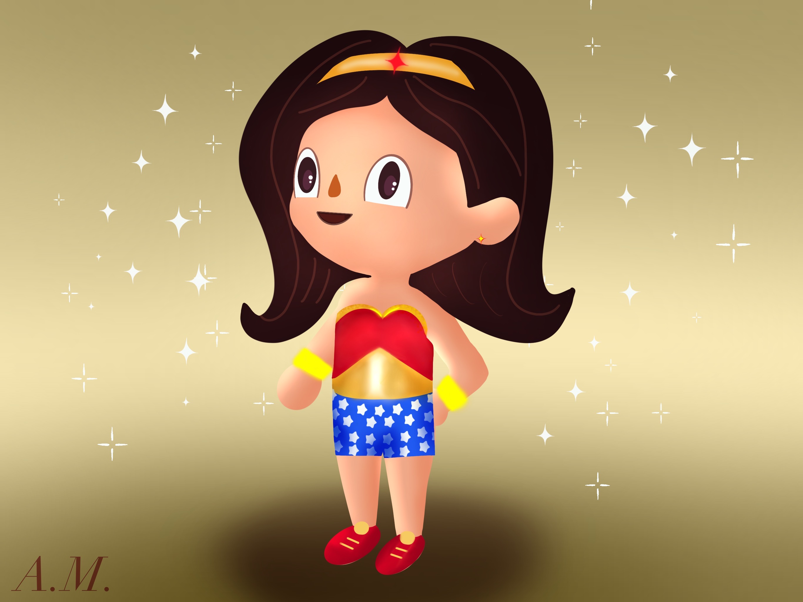 My mom as a animal crossing Wonder Woman character by vetmedari on DeviantArt My mom as a animal crossing Wonder Woman character by vetmedari on DeviantArt