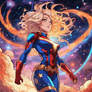 Female cosmic superhero