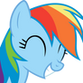 Rainbow Dash agrees with a smile!
