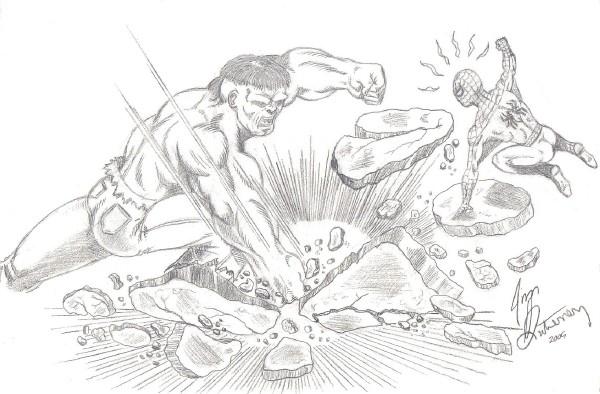 'Hulk SMASH' Pencils