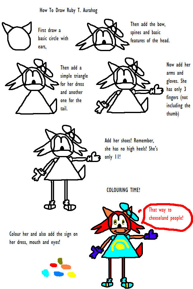 How to Draw Ruby by Ruby-Aura-Hedgehog on DeviantArt