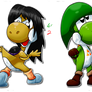 Art Trade: Link and Hirumi Yoshis