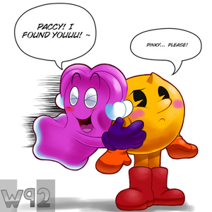 Pac Man: Pinky 'Catches' Pac Man