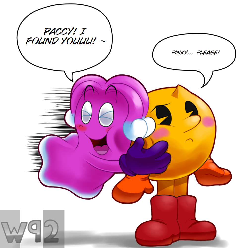 Blinki Pacman Pac Man: Pinky 'Catches' Pac Man by Waver92 on DeviantArt