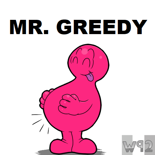 Mr. Men: #2 Mr. Greedy by Waver92 on DeviantArt
