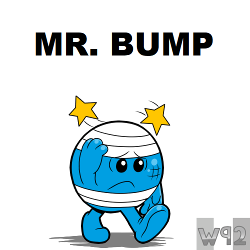Mr Men: #6 Mr. Bump by Waver92 on DeviantArt