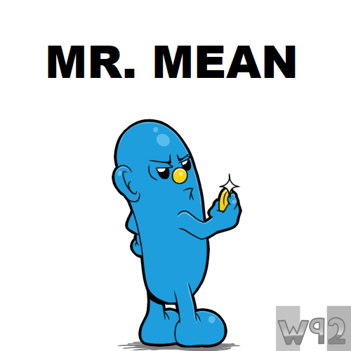 Mr. Men: #19 Mr. Mean by Waver92 on DeviantArt