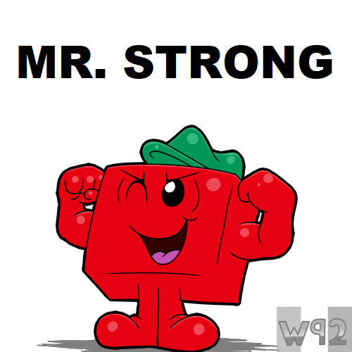 Mr. Men: #26 Mr. Strong by Waver92 on DeviantArt