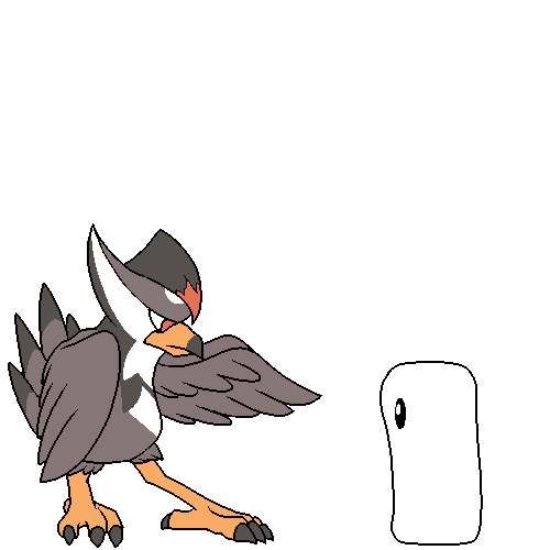 Commission Alpha Staraptor's Close Combat by Waver92 on DeviantArt