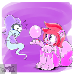 Art Block Suggestion: Rodney Meets Ms. Bubblegum