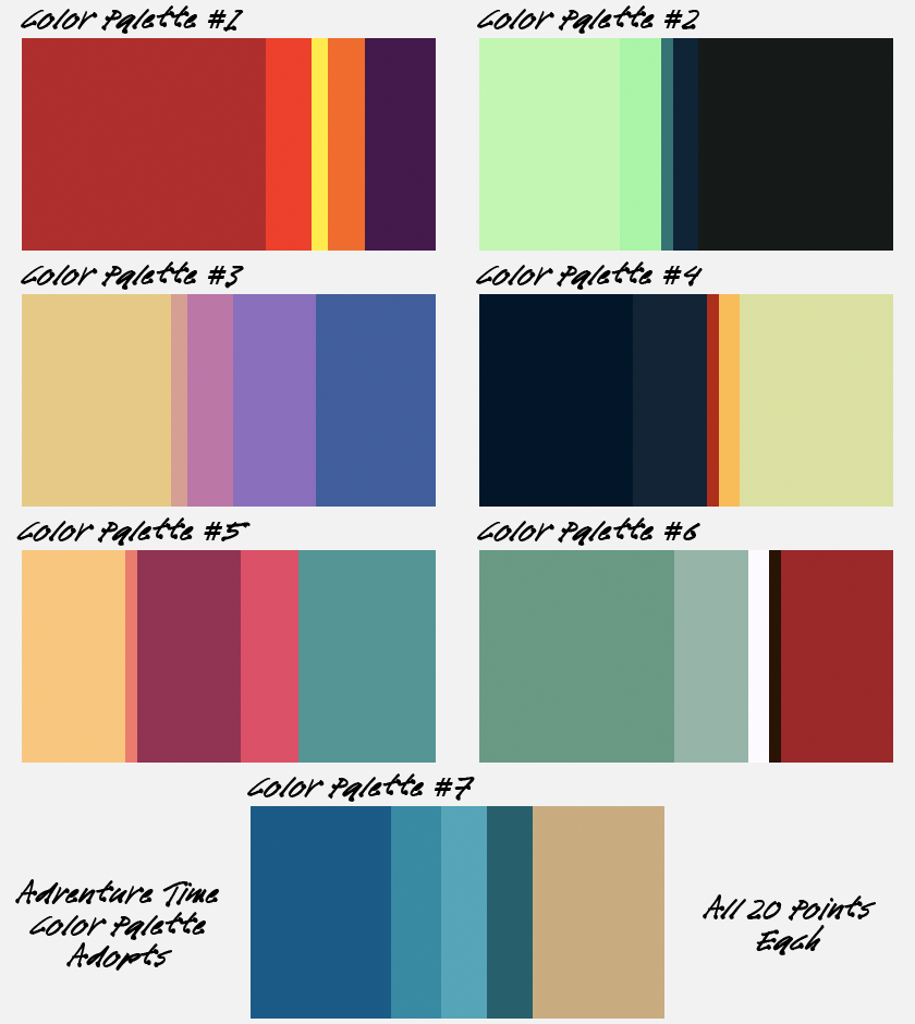 Adventure Time Color Palette Adoptables By Ask The Vampire On Adventure Time Color Palette Adoptables By Ask The Vampire
