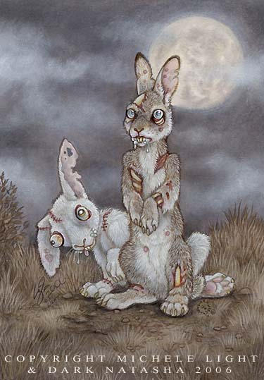 Zombie Bunnies by darknatasha on DeviantArt