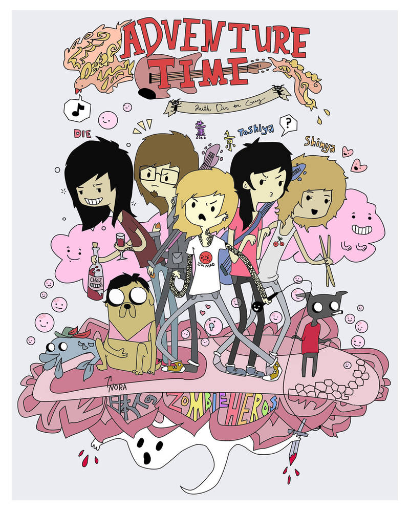 ADVENTURE TIME- Dir en Grey by amixakabane on DeviantArt