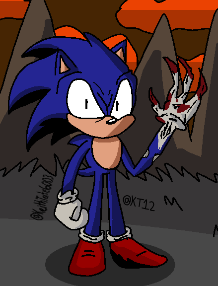 Faker Sonic CD Pose by SonimoyD-E on DeviantArt