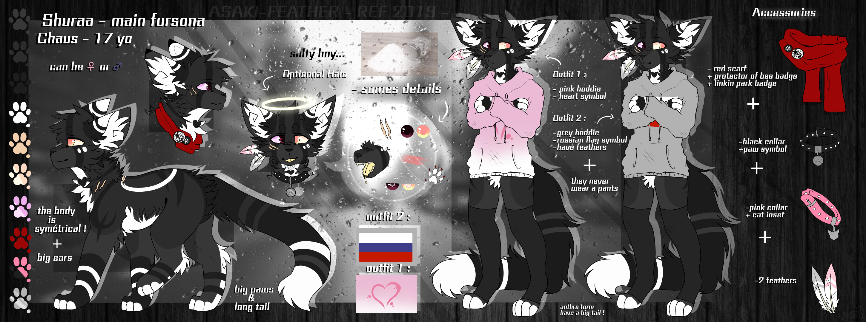 Shuraa - reference 2019 - ( Fursonna ) by Asaki-feather