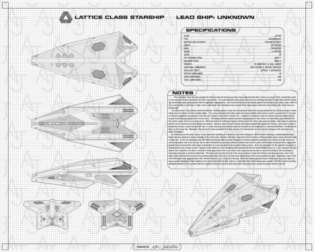 Lattice Class Dreadnought - Tholian Assembly by AJsRealms on DeviantArt