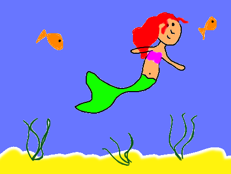 Little Mermaid Doodle