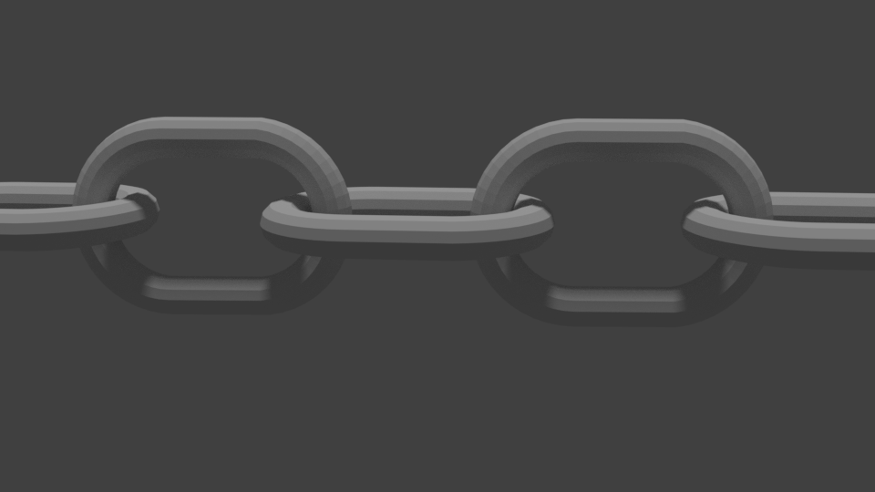 My First Blender Model - Chain (Render) by mariosonic500 on DeviantArt