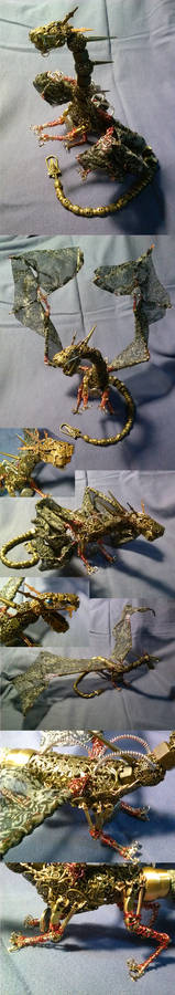 Steampunk Desk Dragon