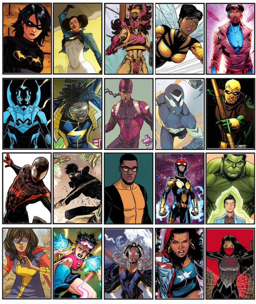 Heroes of Color by LuLuLaHotpockets on DeviantArt
