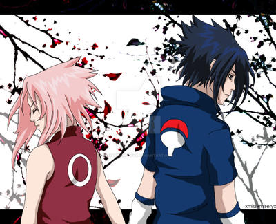 SasuSaku - Red and Blue