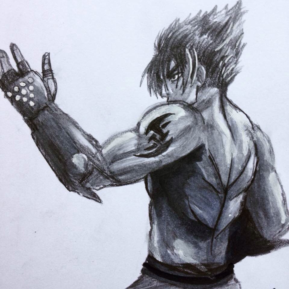 Jin Kazama morning sketch