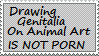 NOT Porn Stamp by Horsesnhurricanes
