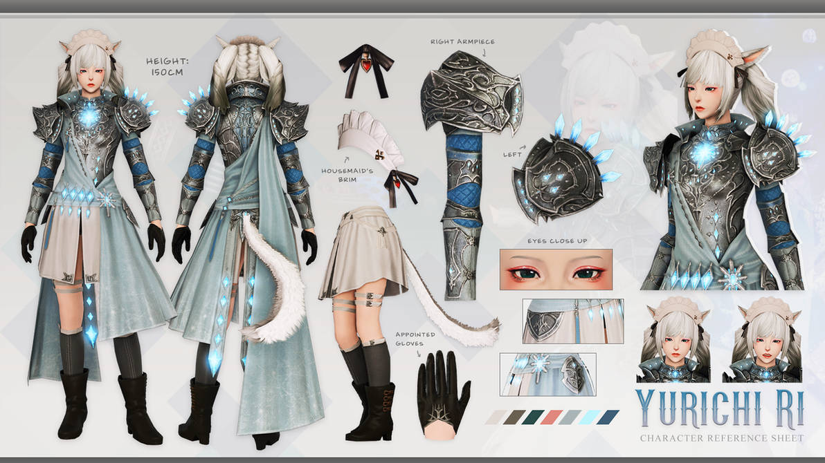 FFXIV Character Reference Sheet - Yurichi Ri by PeriChanXIV on DeviantArt