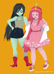 Marceline and Princess Bubblegum
