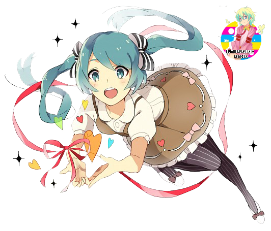 Miku Hatsune Render 2. R e n d e r ~