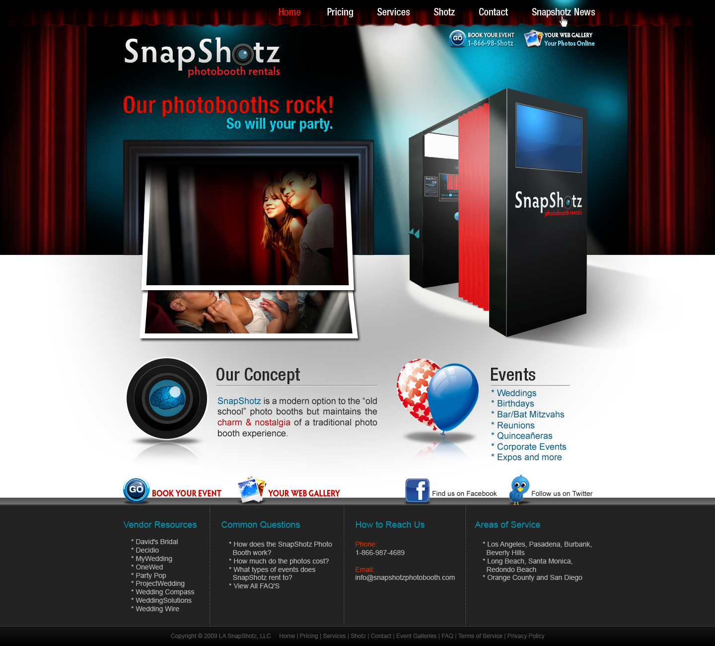 Snapshotz Photobooth Redesign