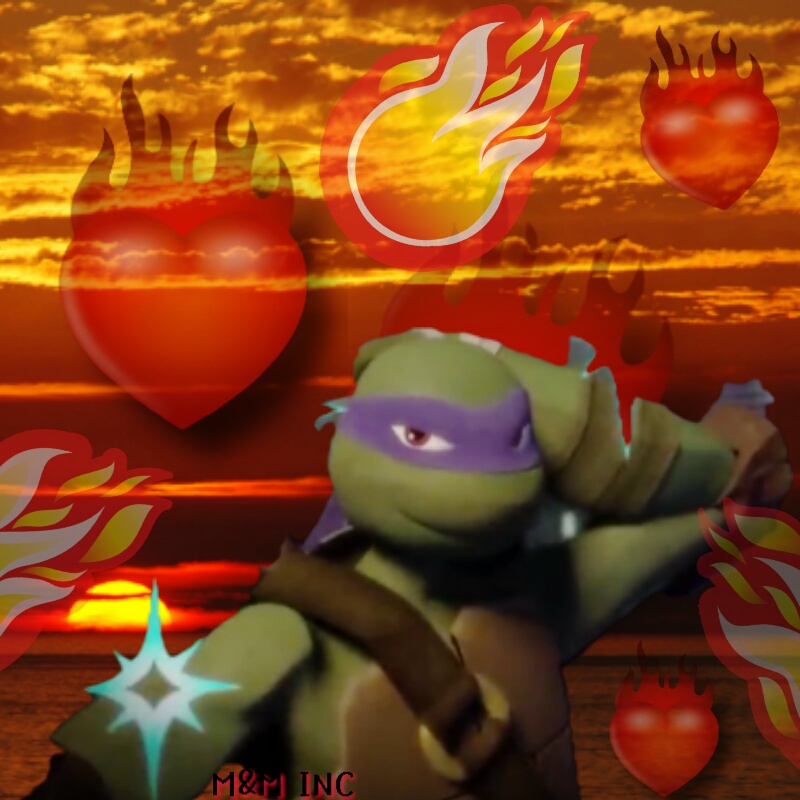 Donatello on Fire!