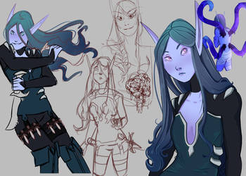 Void Elf Sketches