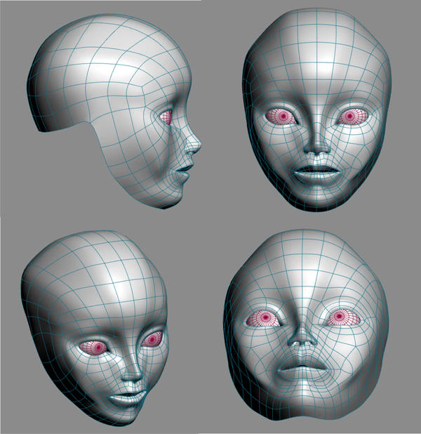 Deviantart Model Faces Human face model by gothmate on DeviantArt