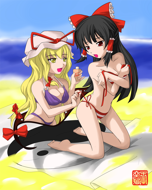 -Touhou - Pair at the Beach