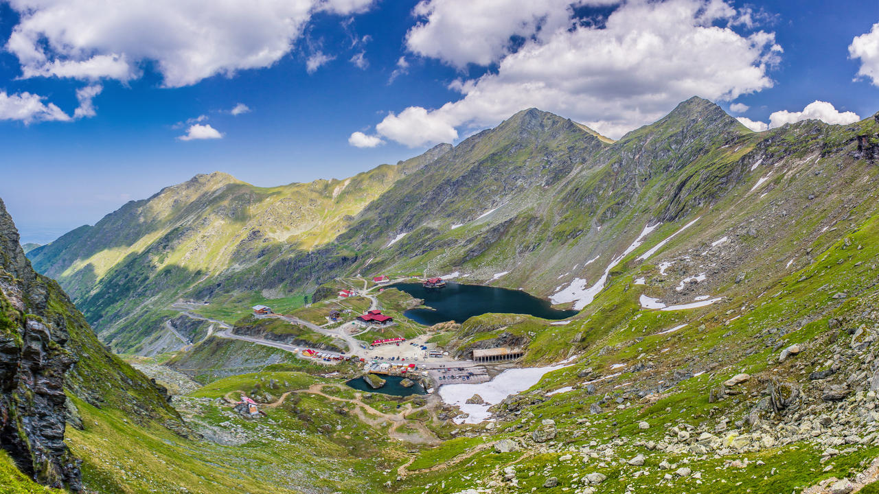 Balea Lake HDR Pano by JoeGP