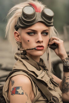 a blue eyes version of Tank Girl