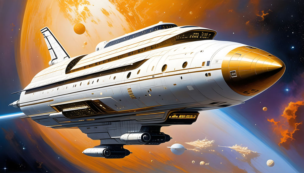 Chris-Foss-style-art--of-a-huge-luxury-space-liner by calinvisible on ...
