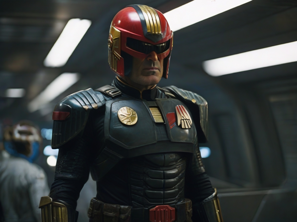 Captain Dredd Leonardo Diffusion XL Judge Dredd in Star Trek uni by calinvisible on ...