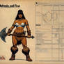 Default ConceptSheet barbarian and her axe with AD