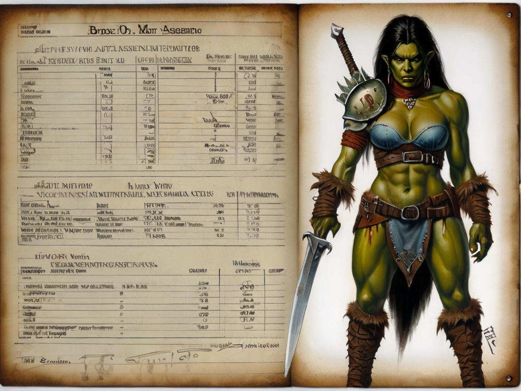 Cal Orc Default ConceptSheet by Boris Vallejo woman orc as by calinvisible on ...