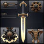 Goldish broad sword