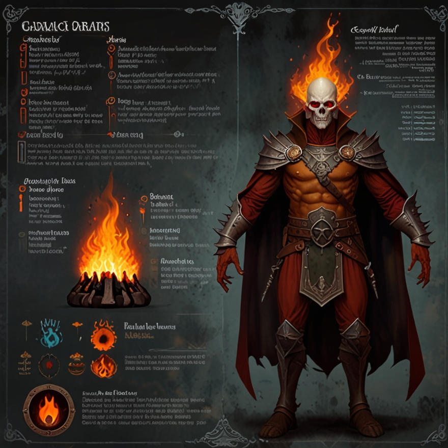 the Flame of Hell character class by calinvisible on DeviantArt