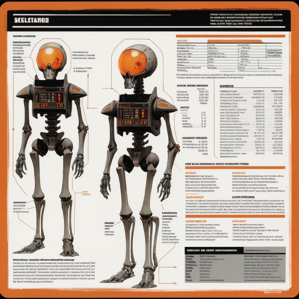 Alien robot character sheet by calinvisible on DeviantArt